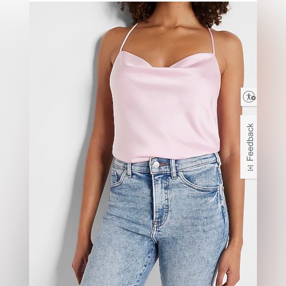 Express Satin Camisole - available multiple colors- blk, purple, pink & white - Picture 1 of 11